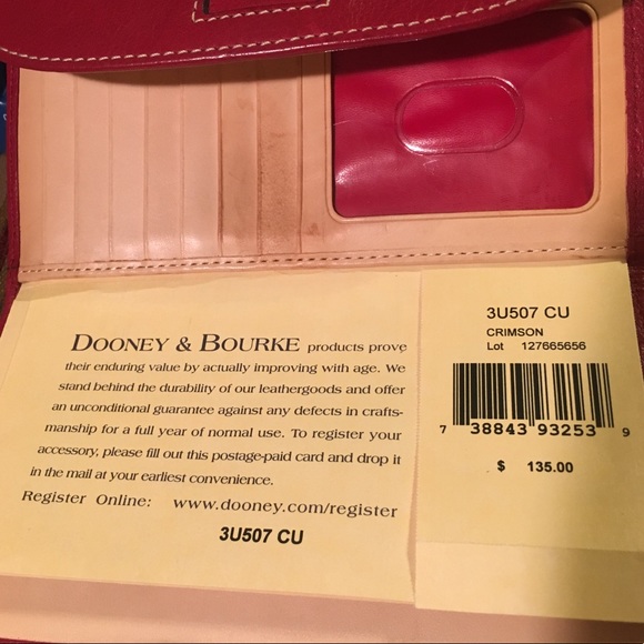 Dooney & Bourke Leather Dillen Continental Wallet - Picture 7 of 8